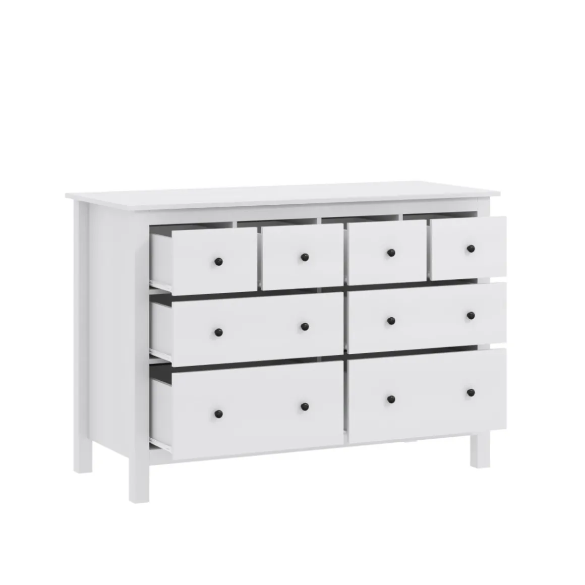 Born Lucky Babykamer Wit 2 Delig Baby Bed Lola + Commode Bretagne