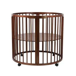 Born Lucky Box Rond Walnoot Met Matras