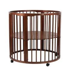 Born Lucky Box Rond Walnoot Met Matras