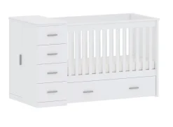 Born Lucky Combi Ledikant Memphis Wit Met Matras