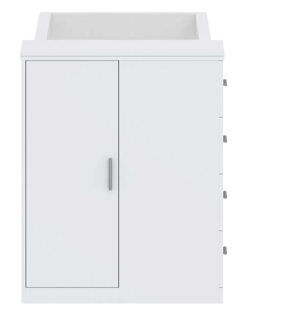 Born Lucky Combi Ledikant Memphis Wit Met Matras