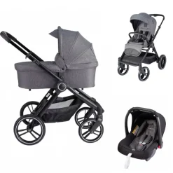 Born Lucky Kinderwagen 3 In 1 Riva Grey