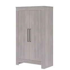 Born Lucky Kledingkast Nevada 2 Deurs Grijs Zwart