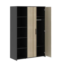 Born Lucky Kledingkast Zwart Reno