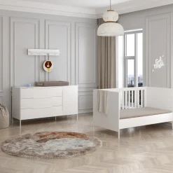 Born Lucky Meegroei Babykamer Santiago Wit XL 2 Delig