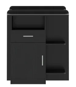 Born Lucky Meegroei Ledikant Met Lade Sydney Zwart 70 x 140 cm