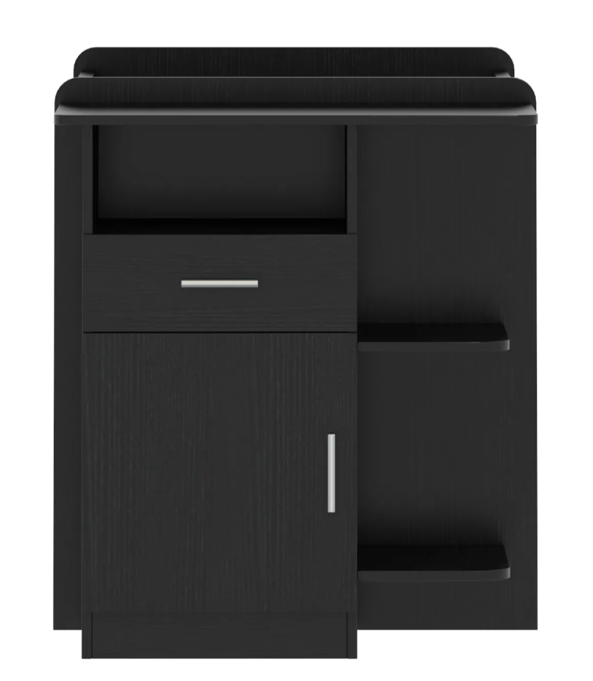 Born Lucky Meegroei Ledikant Met Lade Sydney Zwart 70 x 140 cm