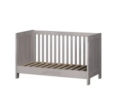 Born Lucky Meegroei Ledikant Nevada Grijs 70 x 140 cm + Born Lucky Junior Matras 70 x 140 cm