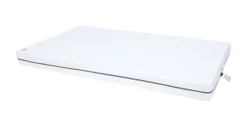 Born Lucky Meegroei Ledikant Oxford Zwart Eiken 70 x 140 cm + Born Lucky Junior Matras 70 x 140 cm