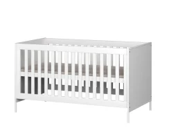 Born Lucky Santiago Baby Bed 70x140 cm Wit