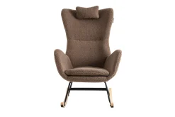 Born Lucky Schommelstoel Teddy Stof Bruin