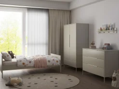 Born Lucky Tienerbed Napels Clay & Belmond Commode & Kledingkast