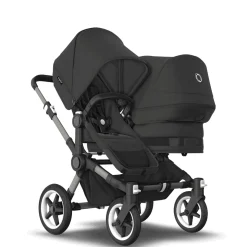 Bugaboo Donkey 5 Duo Kinderwagen 3 In 1 Graphite Midnight Black