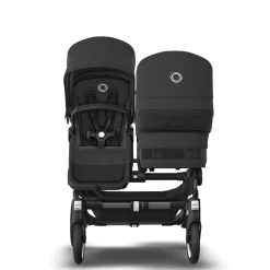 Bugaboo Donkey 5 Duo Kinderwagen 3 In 1 Graphite Midnight Black Met Cybex Cloud T Groep 0 Autostoel + Isofix Base