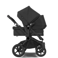 Bugaboo Donkey 5 Duo Kinderwagen 2 In 1 Black Midnight Black + Voetenzak