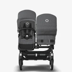 Bugaboo Donkey 5 Duo Kinderwagen 3 In 1 Graphite Grey Melange Met Cybex Cloud T Groep 0 Autostoel