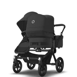 Bugaboo Donkey 5 Duo Kinderwagen 3 In 1 Black Midnight Black + Isofix Base