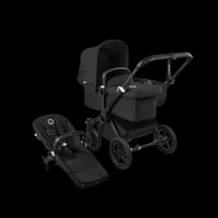 Bugaboo Donkey 5 Mono Kinderwagen 3 In 1 Black Midnight Black