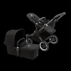 Bugaboo Donkey 5 Mono Kinderwagen 3 In 1 Graphite Midnight Black