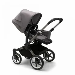 Bugaboo Donkey 5 Mono Kinderwagen 3 In 1 Graphite Grey Melange Met Cybex Cloud T Groep 0 Autostoel + Isofix Base