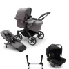 Bugaboo Donkey 5 Mono Kinderwagen 3 In 1 Graphite Grey Melange