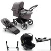 Bugaboo Donkey 5 Mono Kinderwagen 3 In 1 Graphite Grey Melange + Isofix Base