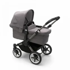 Bugaboo Donkey 5 Mono Kinderwagen 3 In 1 Graphite Grey Melange + Isofix Base