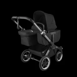 Bugaboo Donkey 5 Mono Kinderwagen 3 In 1 Graphite Midnight Black + Isofix Base + Voetenzak