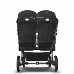 Bugaboo Donkey 5 Tweeling Kinderwagen 3 In 1 Black Midnight Black