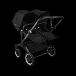 Bugaboo Donkey 5 Tweeling Kinderwagen 3 In 1 Graphite Midnight Black + Isofix Base + Voetenzak