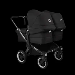 Bugaboo Donkey 5 Tweeling Kinderwagen 3 In 1 Graphite Midnight Black Met Twee Cybex Cloud T Groep 0 Autostoelen