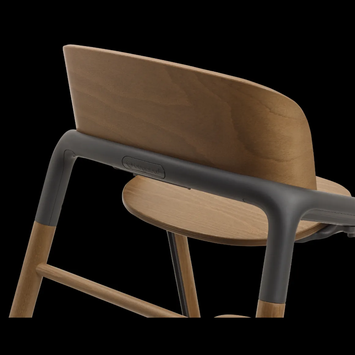 Bugaboo Kinderstoel Giraffe Warm Wood Grey