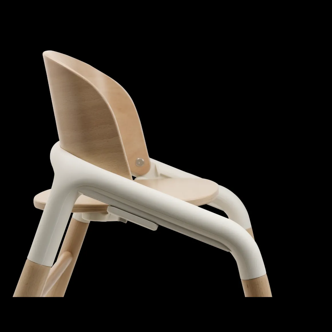 Bugaboo Kinderstoel Giraffe Neutral Wood White