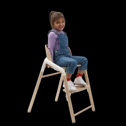 Bugaboo Kinderstoel Giraffe Neutral Wood White