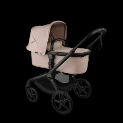 Bugaboo Kinderwagen 3 in 1 Fox 5 Renew Complete Black | Desert Taupe Melange + Bugaboo Autostoel Groep 0 Turtle Air by Nuna Black