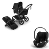 Bugaboo Kinderwagen 3 in 1 Fox 5 Renew Complete Black | Heritage Black + Cybex Autostoel Groep 0 Cloud T I Size Sepia Black
