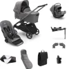 Bugaboo Kinderwagen 3 In 1 Dragonfly Graphite Grey Melange Inclusief Accessoires