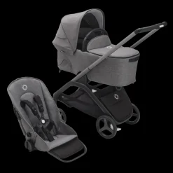 Bugaboo Kinderwagen 3 In 1 Dragonfly Graphite Grey Melange Inclusief Accessoires