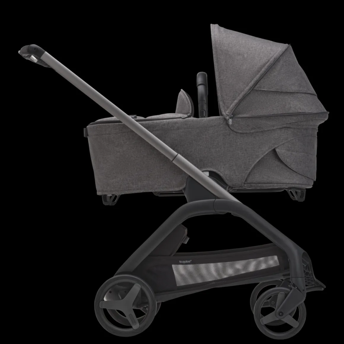 Bugaboo Kinderwagen 3 In 1 Dragonfly Graphite Grey Melange Inclusief Accessoires