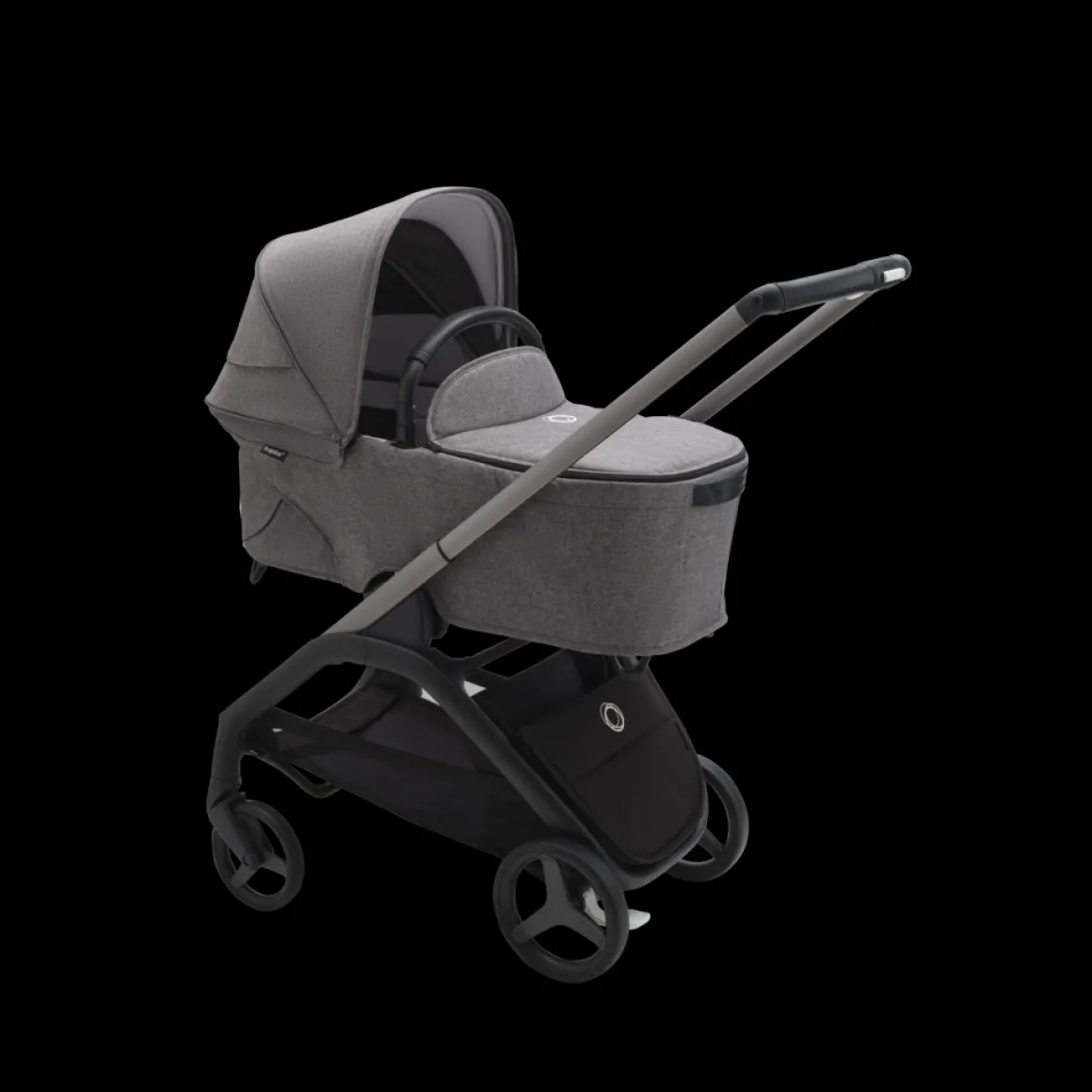 Bugaboo Kinderwagen 3 In 1 Dragonfly Graphite Grey Melange Inclusief Accessoires