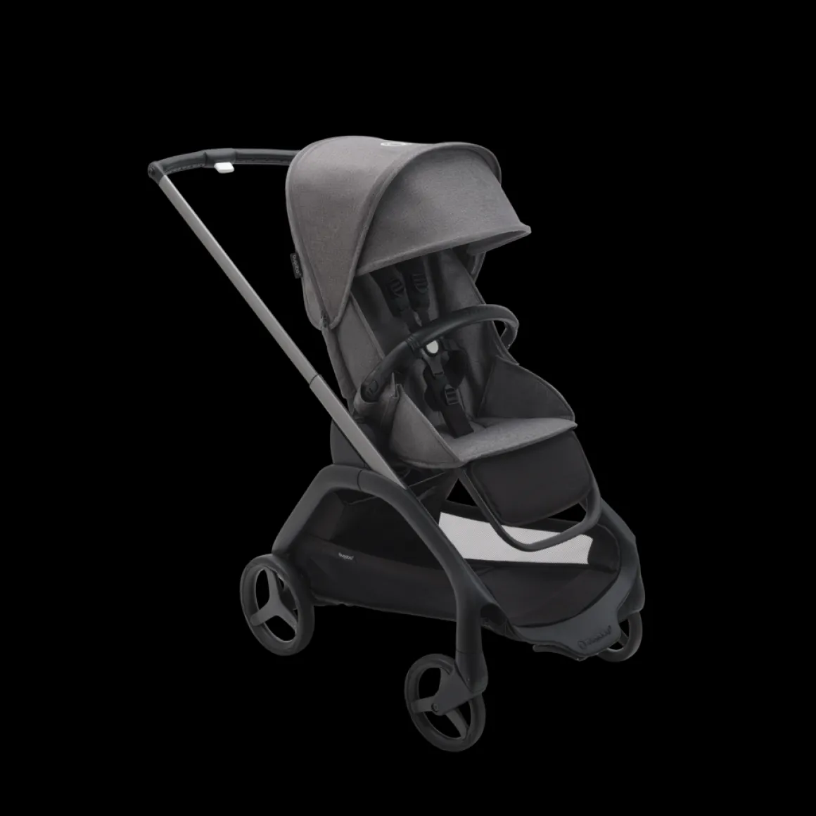 Bugaboo Kinderwagen 3 In 1 Dragonfly Graphite Grey Melange Inclusief Accessoires