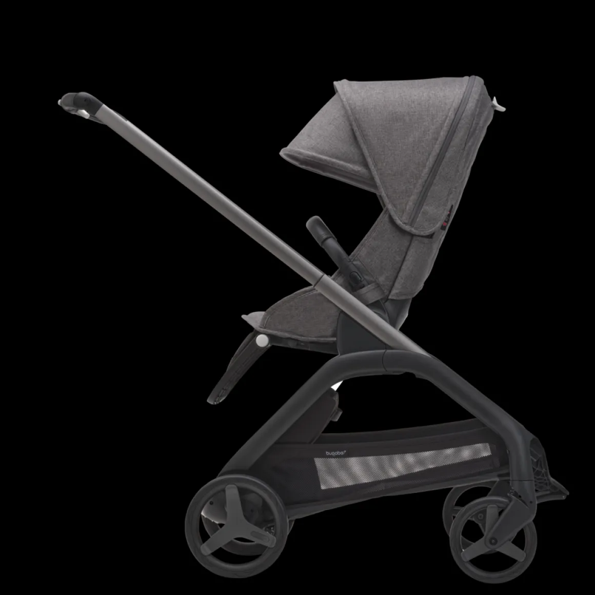 Bugaboo Kinderwagen 3 In 1 Dragonfly Graphite Grey Melange Inclusief Accessoires