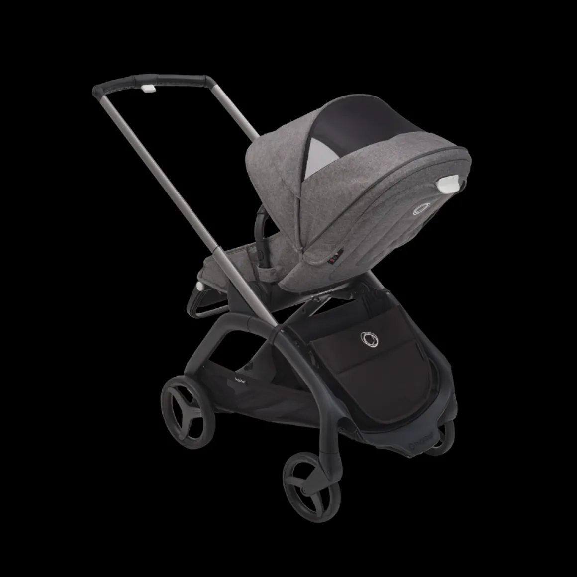 Bugaboo Kinderwagen 3 In 1 Dragonfly Graphite Grey Melange Inclusief Accessoires