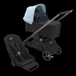 Bugaboo Kinderwagen 3 In 1 Dragonfly Graphite Midnight Black Skyline Blue Inclusief Accessoires