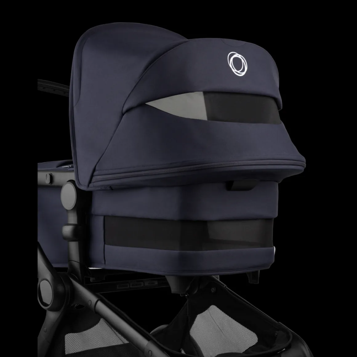 Bugaboo Kinderwagen 3 in 1 Fox 5 Renew Complete Black | Deep Indigo + Bugaboo Autostoel Groep 0 Turtle Air by Nuna Black