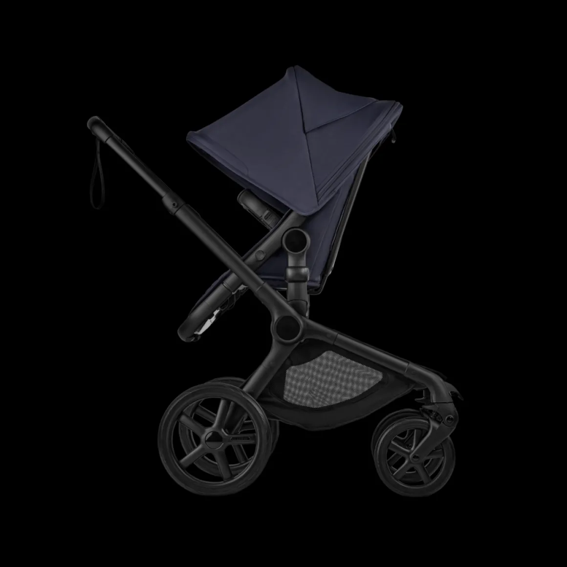 Bugaboo Kinderwagen 3 in 1 Fox 5 Renew Complete Black | Deep Indigo + Bugaboo Autostoel Groep 0 Turtle Air by Nuna Black