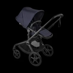 Bugaboo Kinderwagen 3 in 1 Fox 5 Renew Complete Black | Deep Indigo + Cybex Autostoel Groep 0 Cloud T I Size Sepia Black + Draaibare Base T Black + Autostoel adapters
