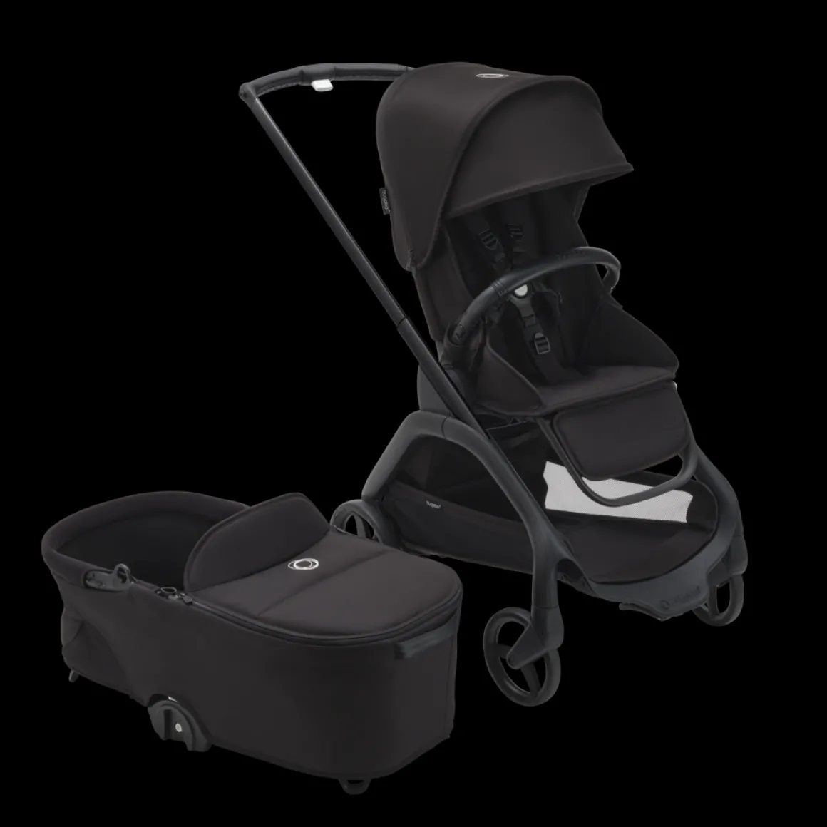 Bugaboo Kinderwagen 3 In 1 Dragonfly Black Midnight Black Inclusief Accessoires