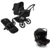Bugaboo Kinderwagen 3 in 1 Fox 5 Renew Complete Black | Heritage Black + Bugaboo Autostoel Groep 0 Turtle Air by Nuna Black