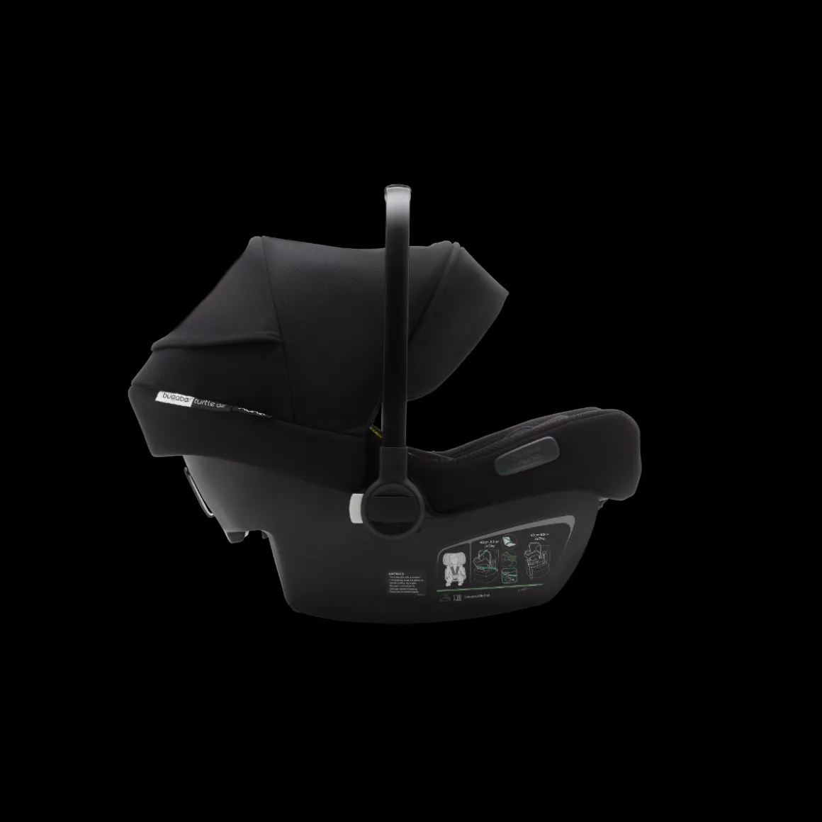 Bugaboo Kinderwagen 3 in 1 Fox 5 Renew Complete Black | Heritage Black + Bugaboo Autostoel Groep 0 Turtle Air by Nuna Black